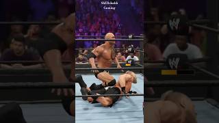 The Rock Destroy Brock Lesnar In WWE wwe wwe2k23 wweraw therock brocklesnar hellinacell [upl. by Nirehs]