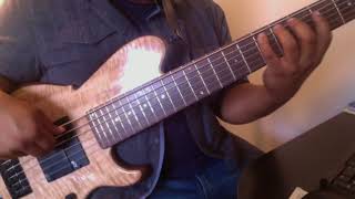 2Shannon Hoover Electric Bass Latin Groove and solo vamp [upl. by Ciro]