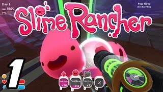 Slime Rancher E01  Getting Started Gameplay  Playthrough  1080p [upl. by Anialad417]