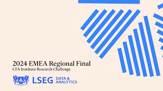 2024 EMEA Research Challenge Regional Finals [upl. by Gayler]