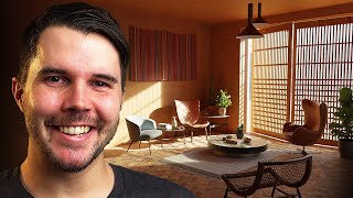 How to Make an Interior in Blender in 9 mins [upl. by Iyre]