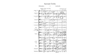 Elgar Sursum Corda Op 11 with Score [upl. by Braca]