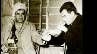 Serok Mustafa Barzani Jash kurdistan leader with saddam [upl. by Sixela]