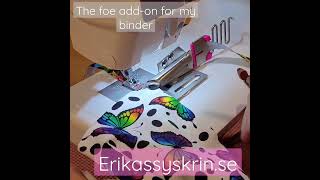 The FOE fold over elastic addon for my binder [upl. by Annaesor208]