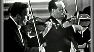 Bach Double Violin Concerto  Yehudi Menuhin And David Oistrakh [upl. by Hassadah]