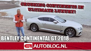 Bentley Continental GT 2018 rijtest [upl. by Farhi684]