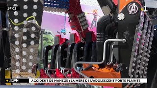 La mère de ladolescent accidenté d’un manège à la Foire de BrasPanon porte plainte [upl. by Etteraj728]