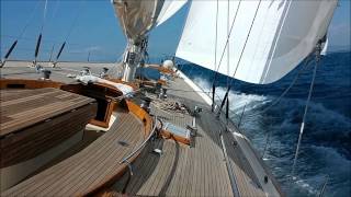 Sailing yacht Whitefin [upl. by Rosalba]