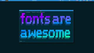 Lets Linux 019 fonts are awesome with polybar [upl. by Latsyrhk509]