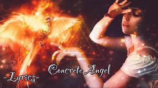 Concrete Angel  Lyrics Gareth Emery ft christina novelli [upl. by Namzaj]