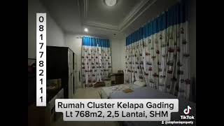 JUAL RUMAH KELAPA GADING VILLA GADING INDAH MURAH HUB 0817782111 [upl. by Haizek]