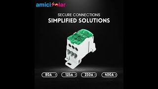 amiciSolar Terminal Block Junction Box [upl. by Eledoya]