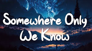 Keane  Somewhere Only We Know Lyrics [upl. by Higinbotham470]