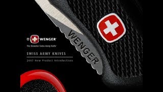 Wenger Swiss Army Knife New Product Introductions 2007 [upl. by Enial]