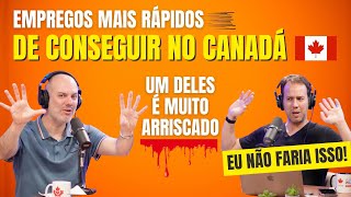 Empregos fáceis de conseguir quando se chega no Canadá O que mudou em 2024 305 [upl. by Rosalia]