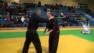 World Kobudo Euro Budo Festival 2013  Hanshi John Therien 9Dan JuJitsu Technik 1 [upl. by Azilanna]