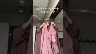 In Our Jilbab Era  Areebatahir✨🥹 foryou hijabfashioninspiration jilbab viral [upl. by Hgielram670]