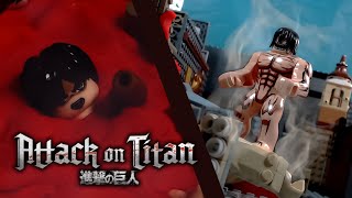 LEGO Attack on Titan  Eren’s First Titan transformation [upl. by Daron146]