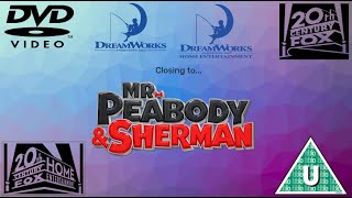 Closing to Mr Peabody amp Sherman 2014 UK DVD [upl. by Annam296]