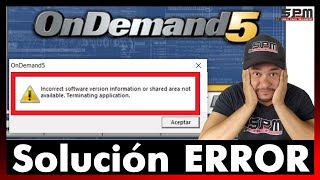 ✅Solución ERROR❌Mitchell Ondemand 5 quotincorrect software version information or shared shared area [upl. by Nirro643]