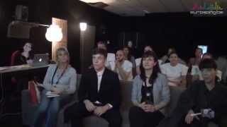 Eurovision 2015 behind the scenes  Loïc Nottet in the Viewing Room Belgium [upl. by Kuehn]