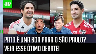 quotEU NÃO ACHO NENHUM ABSURDO Se o Pato VOLTAR ao São Paulo vai ser um JOGADOR paraquot VEJA DEBATE [upl. by Fernald]