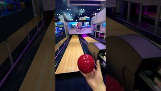 Rolling a strike in Duckpin Bowling at IAAPA 2022 [upl. by Murrah540]