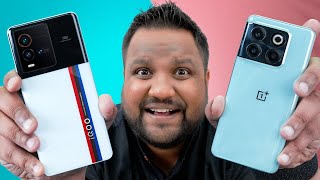 iQOO 9T vs OnePlus 10T Comparison Review In Detail  Performance Gaming Battery and More Tested [upl. by Giglio]