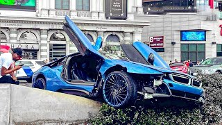 Ultimate Luxury Car CRASH Compilation EXPENSIVE Exotic Wrecks [upl. by Gnem]