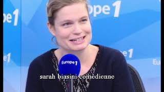 Sarah Biasini interview [upl. by Analad]