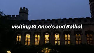 Visiting St Annes and Balliol Colleges  1920 June 2021  Oxford MBA Vlog 19 [upl. by Fox]