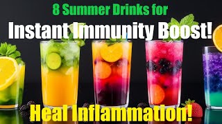 8 Drinks You MUST Try to Boost Immunity amp Eliminate Inflammation Fast  Pure Holistic Harmony [upl. by Lawler]