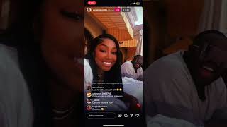 Yung Miami Disses JT On Ig Live With Saucy Santana [upl. by Obara]