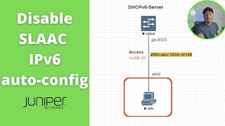 How to disable SLAAC ipv6 auto configuration on Juniper [upl. by Aleka]