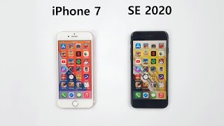 iPhone SE 2020 vs iPhone 7  2024 SPEED TEST [upl. by Phenica]