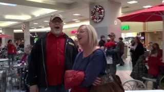 Christmas Flash Mob  Arnot Mall Horseheads NY [upl. by Dielle]