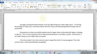 Indented Paragraphs [upl. by Peppi991]