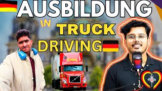 TRUCK DRIVING AUSBILDUNG IN GERMANY 🇩🇪  DRIVING AUSBILDUNG  DRIVING ABROAD🇩🇪 AUSBILDUNG ✈️🇩🇪 [upl. by Delogu710]