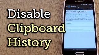 Secure Your Samsung Device by Removing the Clipboard History HowTo [upl. by Cathlene]