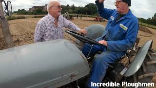 1951 Ferguson TEF20 21 LItre 4Cyl Diesel Tractor 28HP with Ferguson Plough [upl. by Ignatzia]