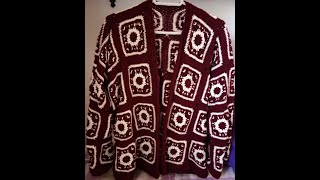 VIDEO 1 Cárdigan granny square [upl. by Yanehc]