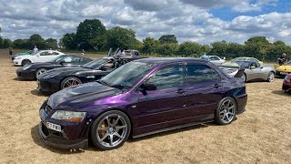 Norfolk Performance Cars at the Wymondham car show July 2022 jdm car shorts show evos [upl. by Ekyt]