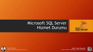 Microsoft SQL Server 2017 Hizmetler [upl. by Altheta]