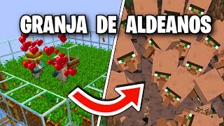 Granja de Aldeanos 121 Minecraft Java [upl. by Demakis300]