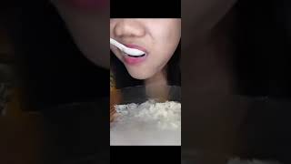 ASMR RAW RICE EATINGRAW RICE EATINGDYMA KULINER [upl. by Olympium]