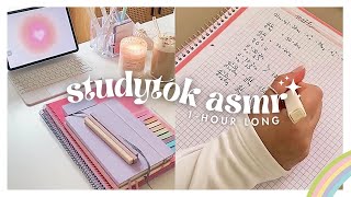 📚 1hour studytok asmr  reimagined tiktoks [upl. by Dnalrag]