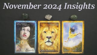 November 2024 Insights Pick a card tarot reading [upl. by Bendite]