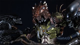 NECA Kenner Spiked Tail Predator Action Figure Review [upl. by Attezi]