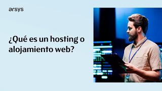 ¿Qué es un hosting o alojamiento web [upl. by Fitts]