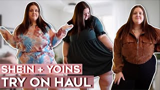 SHEIN  YOINS TRY ON HAUL  Größe 5254  schöne Herbstmode für Plussize Frauen  Vanessa Nicole [upl. by Yssis551]